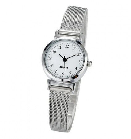 QUARTZ Silver Bracelet Women's Watch